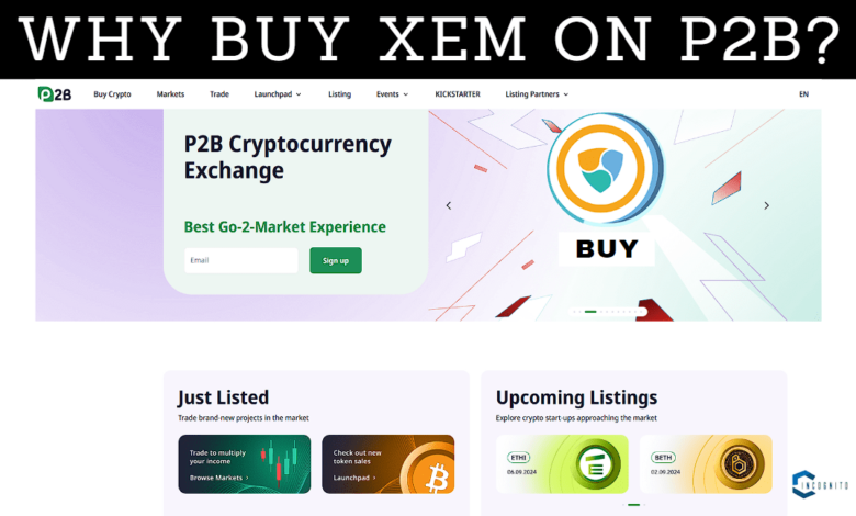 Buying XEM on P2B