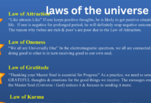 laws of the universe